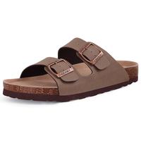 KIDMI Wide Feet Sandals Summer Sandals Women's Cork Footbed Sandal Fashion Girl Walking Shoes Comfort Platform Sandals with A...