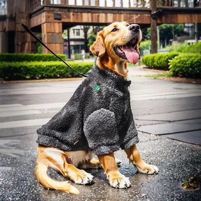 Dog Comfortable Polar Fleece Jacket without Leash, Fleeced Puppy Dog Winter Coat, Dog Clothes, Pet Cold Weather Clothes, Pet ...