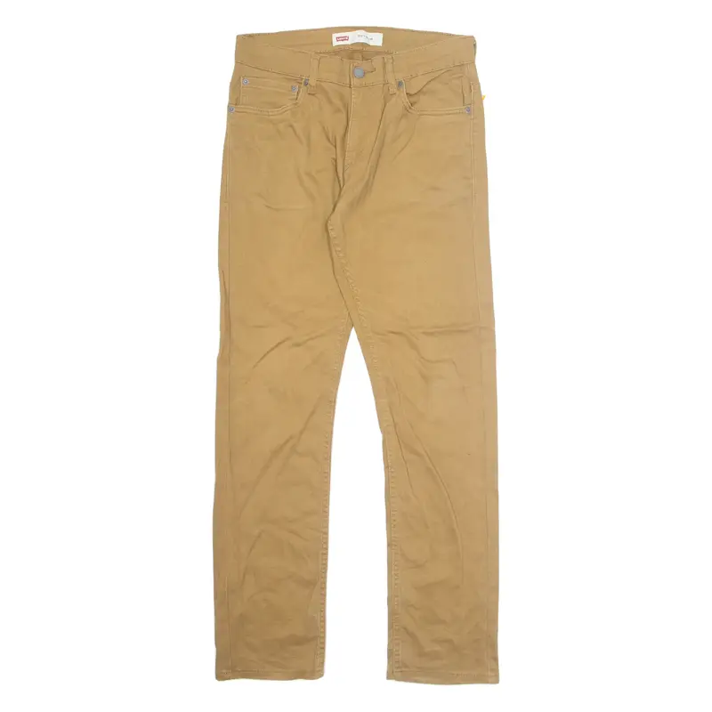 LEVI'S 511 Boys Trousers Orange Slim Skinny W29 L29