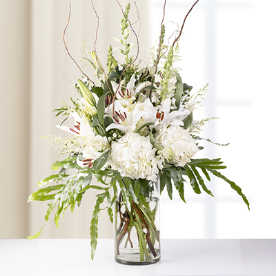 Bouquet of 25 White Flowers