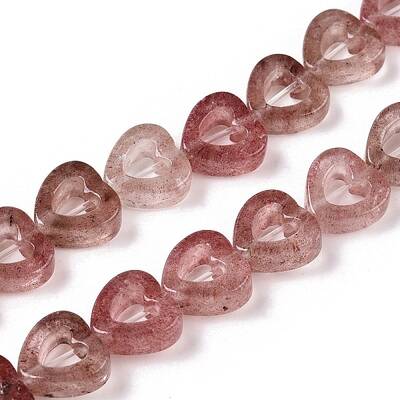 Natural Strawberry Quartz Beads Strands