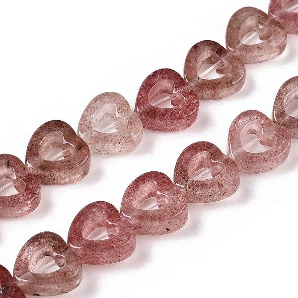 Natural Strawberry Quartz Beads Strands