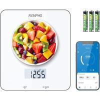 RENPHO Food Nutritional Scale Digital Kitchen Scale, Smart Food Measuring Scale with App for Macro Keto Calorie Cooking, Gram...