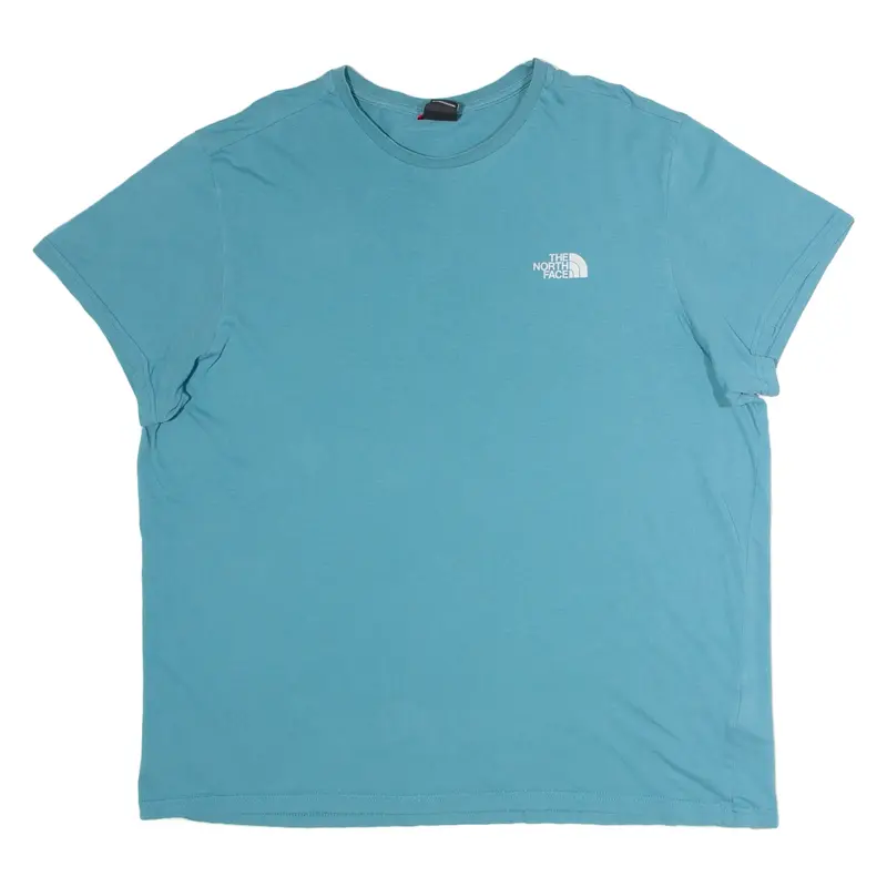 THE NORTH FACE Mens T-Shirt Blue Crew Neck 2XL