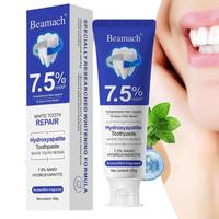 Hydroxyapatite Toothpaste  7.5% | Fluoride-Free | Enamel Repair & Teeth Whitening | Refreshing Flavor | Single Item for Sensi...