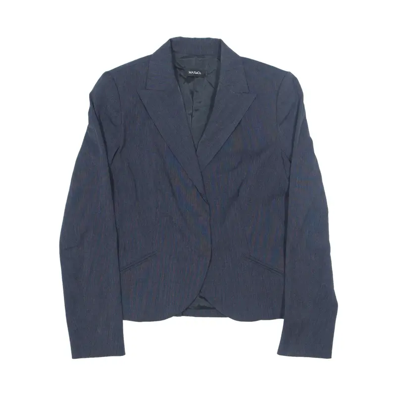 MAX&CO Blazer Jacket Blue Striped Womens UK 10