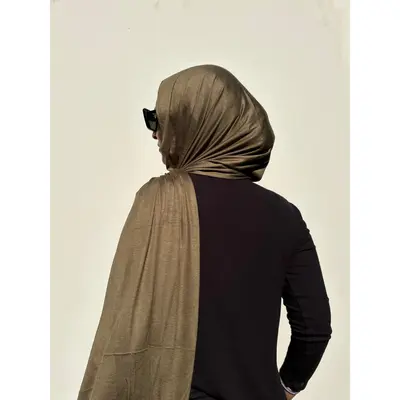 Luxury Jersey Hijab - Olive Green