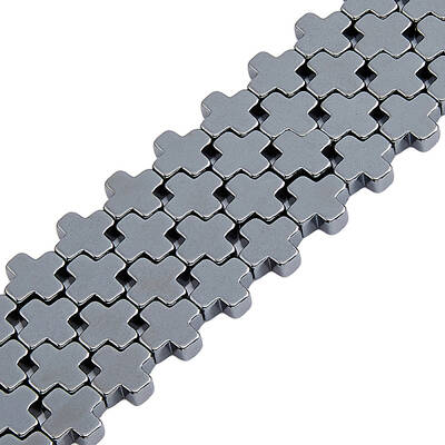 2 Strands Non-magnetic Synthetic Hematite Beads Strands