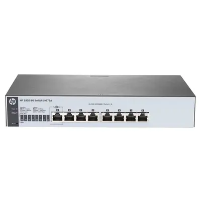 J9979-60001-WPSU HP OfficeConnect 1820 Series 1820-8G 8 x 10/100/1000Base-T RJ-45 Ports Layer 2 Managed Gigabit Ethernet Netw...
