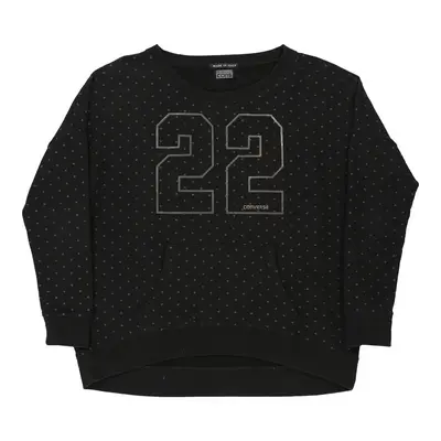 Converse Sweatshirt - XL Black Cotton