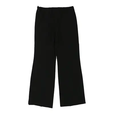Perte by Krizia Trousers - 32W UK 12 Black Viscose Blend | Size: UK 12