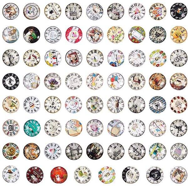 Printed Picture Glass Cabochons