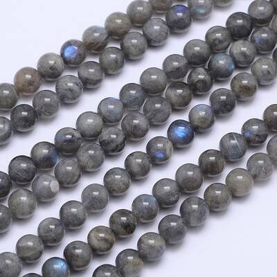 Natural Labradorite Round Bead Strands