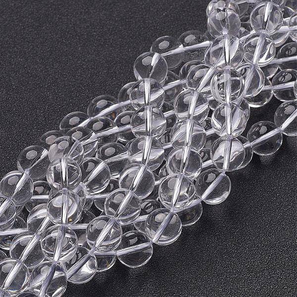 Synthetic Quartz Crystal Beads Strands