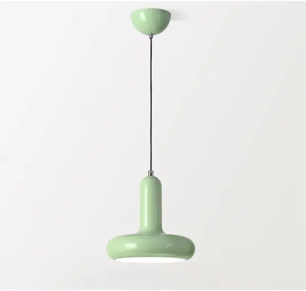 Table Bar Lamp Retro Bedroom Bedside Small Droplight | Color: Mint Green | Power: Light Source Not Included