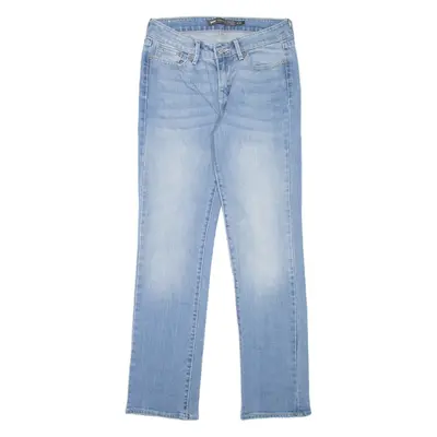 LEVI'S Classic Rise Womens Jeans Blue Regular Straight Stone Wash W27 L30