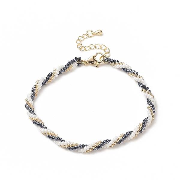 Handmade Glass Seed Beaded Bracelet for Women