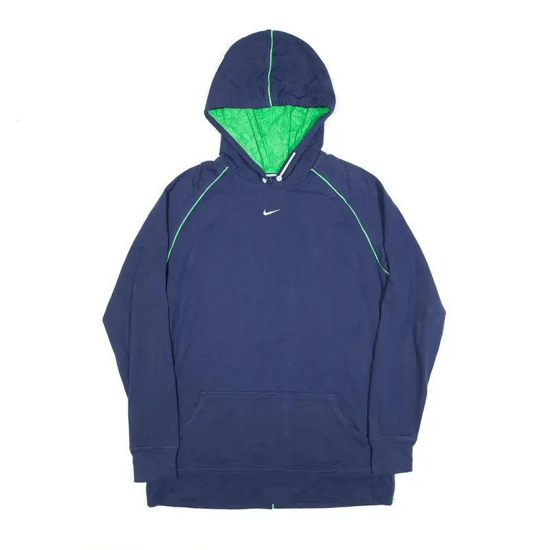 NIKE Centre Swoosh Hoodie Blue Pullover Boys XL
