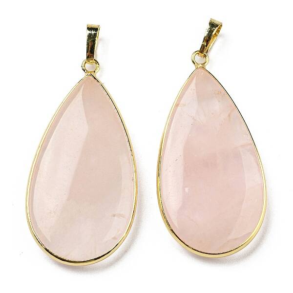 Natural Rose Quartz Pendants