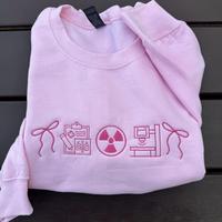 Radiology X-ray Technologist Xray tech Aesthetic Comfort Sweatshirt Casual Crew Neck Casual Comfortable Casual Wear - Cute, T...