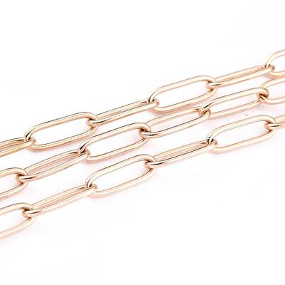 Ion Plating(IP) 304 Stainless Steel Paperclip Chains
