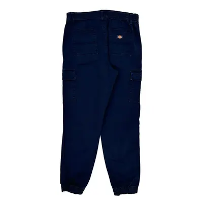 Dickies Cargo Trousers - 32? Waist Navy Cotton Blend