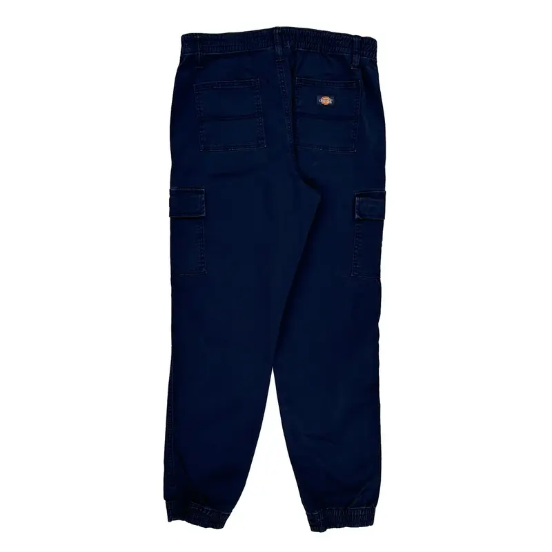 Dickies Cargo Trousers - 32? Waist Navy Cotton Blend