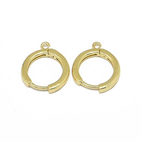 Alloy Huggie Hoop Earring Findings