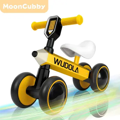 Baby Balance Bike for 1 Year Old, Birthday Gifts for Boys and Girls, No Pedal 4 Silence Wheels & Soft Seat First Bike, Baby S...