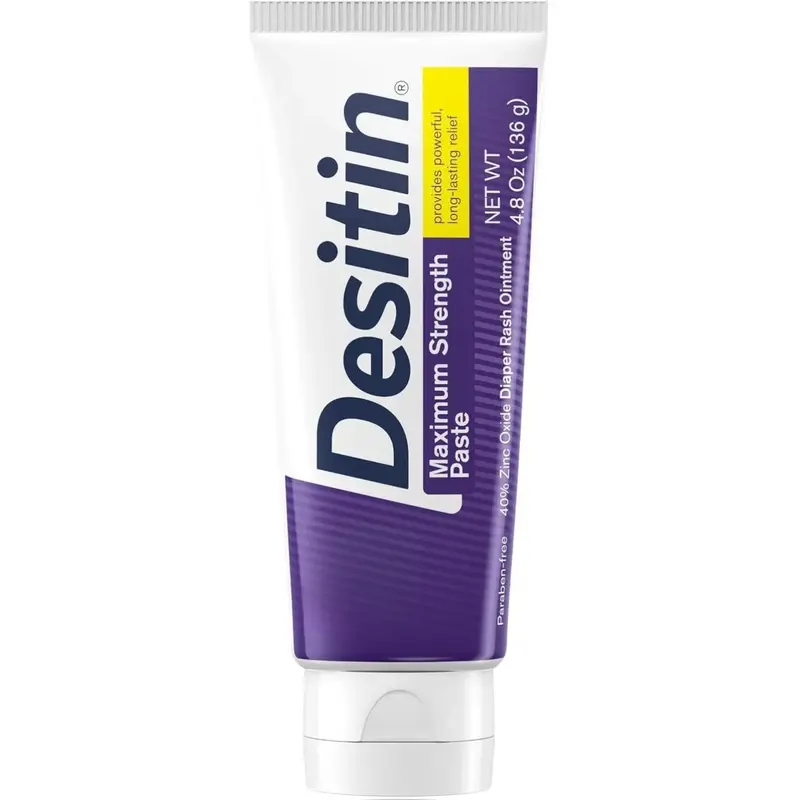 Desitin Maximum Strength Baby Diaper Rash Cream, 40% Zinc Oxide for Treatment, Relief & Prevention, Hypoallergenic, Phthalate...