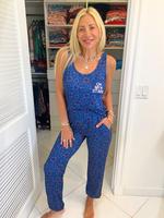 Starry Sparkler Embroidered Pajama Set