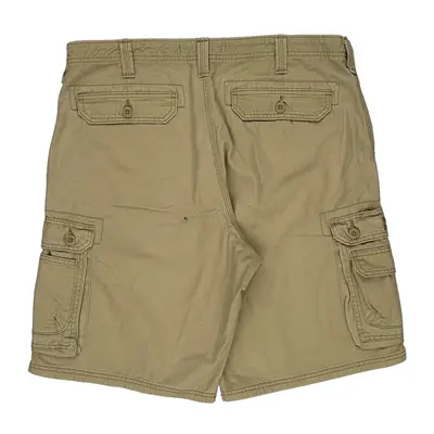 Lee Cargo Shorts - 36W 11L Beige Cotton | Size: 36″ waist
