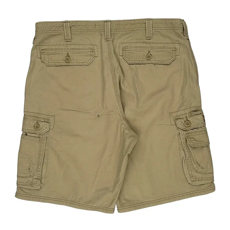 Lee Cargo Shorts - 36W 11L Beige Cotton | Size: 36″ waist