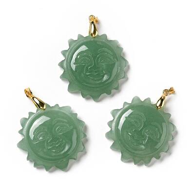 Natural Green Aventurine Pendants