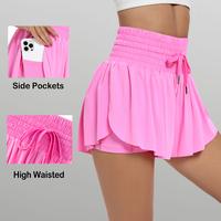 Flowy Athletic Shorts for Women High Waisted Gym Yoga Workout Running Sweat Shorts Golf Tennis Skirt Skort Preppy Shorts Cute...