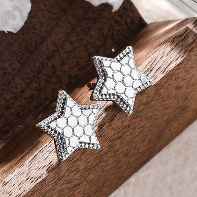 Brass Stud Earrings