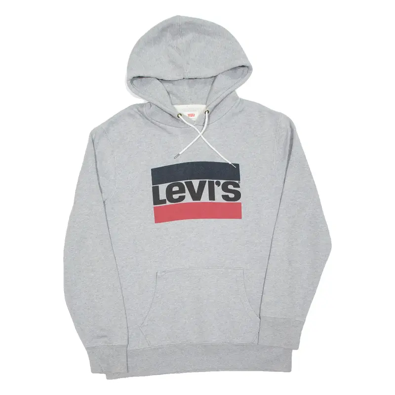 LEVI'S Mens Grey Hoodie L