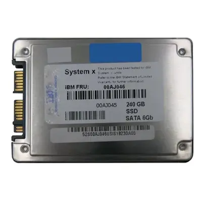 IBM 00AJ046 | 240GB Multi-Level Cell SATA 6Gb/s Hot Swappable 1.8-Inch Solid State Drive