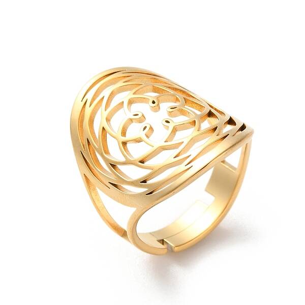 304 Stainless Steel Open Rings for Women