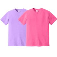 x2 Comfort Color T-Shirts - Build Your Own - Unisex Fitted Crew Neck Short Sleeve Top for Summer Casual Wear