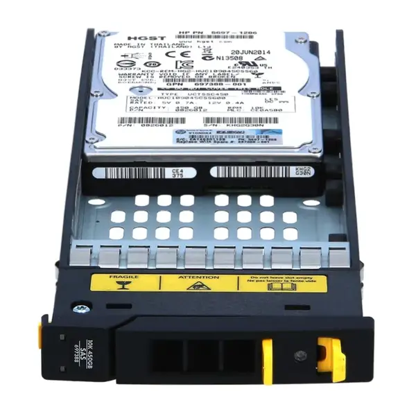697388-001 HP 450GB 6Gb/s SAS 10000 2.5-inch Hard Drive