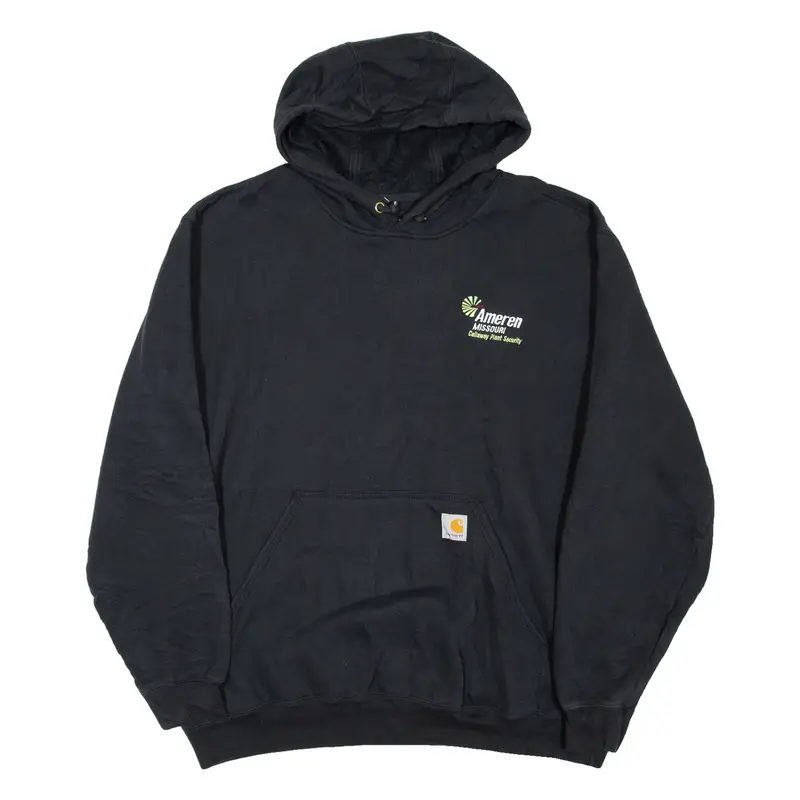 CARHARTT Mens Black Hoodie L
