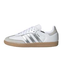 adidas Samba OG White Silver Metallic Grey Women’s Perfect Daily Fashion Footwear Sneakers Shoe Girl Walking Shoes Running ...