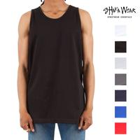 SHAKAWEAR Men's Active Tank Top Shaka Wear Casual Sleeveless Gym Shirts Plain Muscle Shirt Gym Wear Colorful Hip Hop Harem (S...