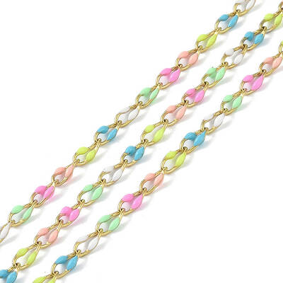 Ion Plating(IP) 304 Stainless Steel Dapped Chains