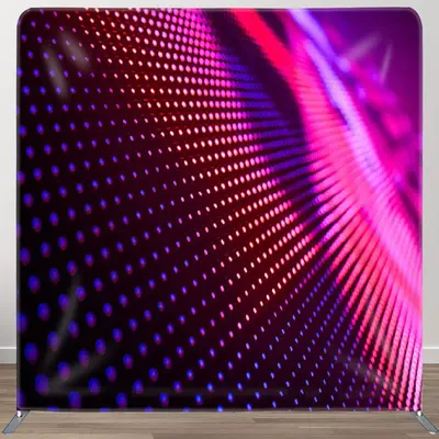 Aperturee Purple Pink Led Softfocus Fabric Party Backdrop Decor - Aperturee