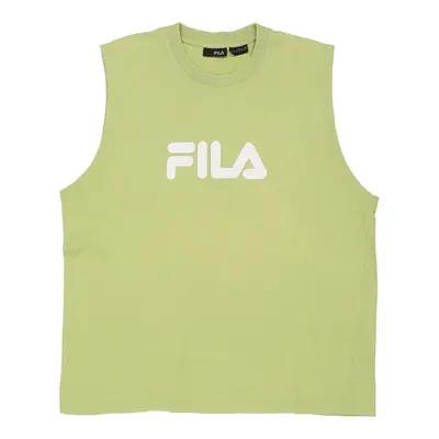 Fila Spellout Vest - XL Green Cotton