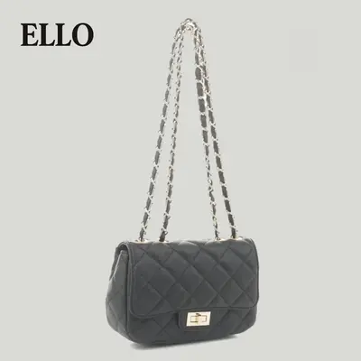 Small Whitley Women's Quilted Large Capacity Crossbody Bag – Trendy Vegan Leather Shoulder Purse with Flap, Gold Chain Hard...