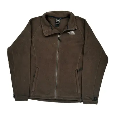 The North Face Fleece Jacket - XL Brown Polyester