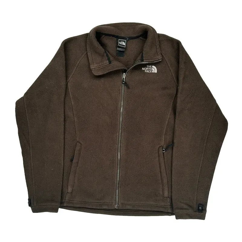 The North Face Fleece Jacket - XL Brown Polyester